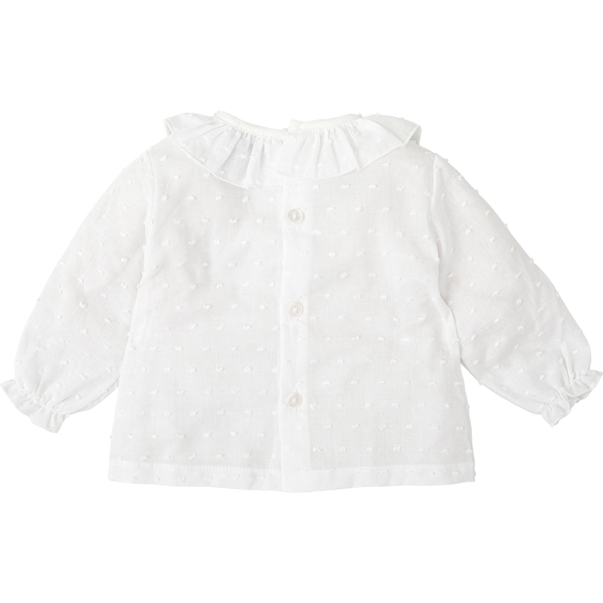 Babidu Camicia Plumetti Volant 2 anni cotone