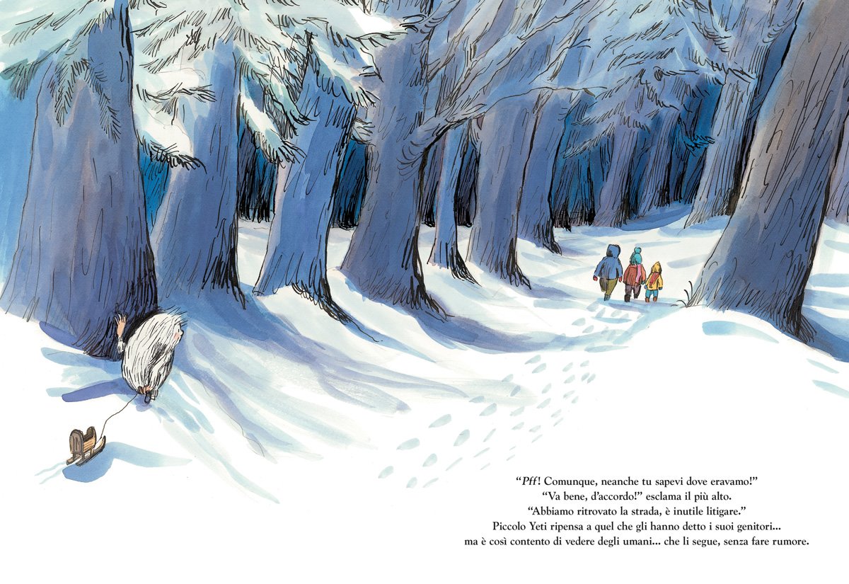 Nomos Piccolo Yeti libro copertina rigida 36 pagine da 3 anni