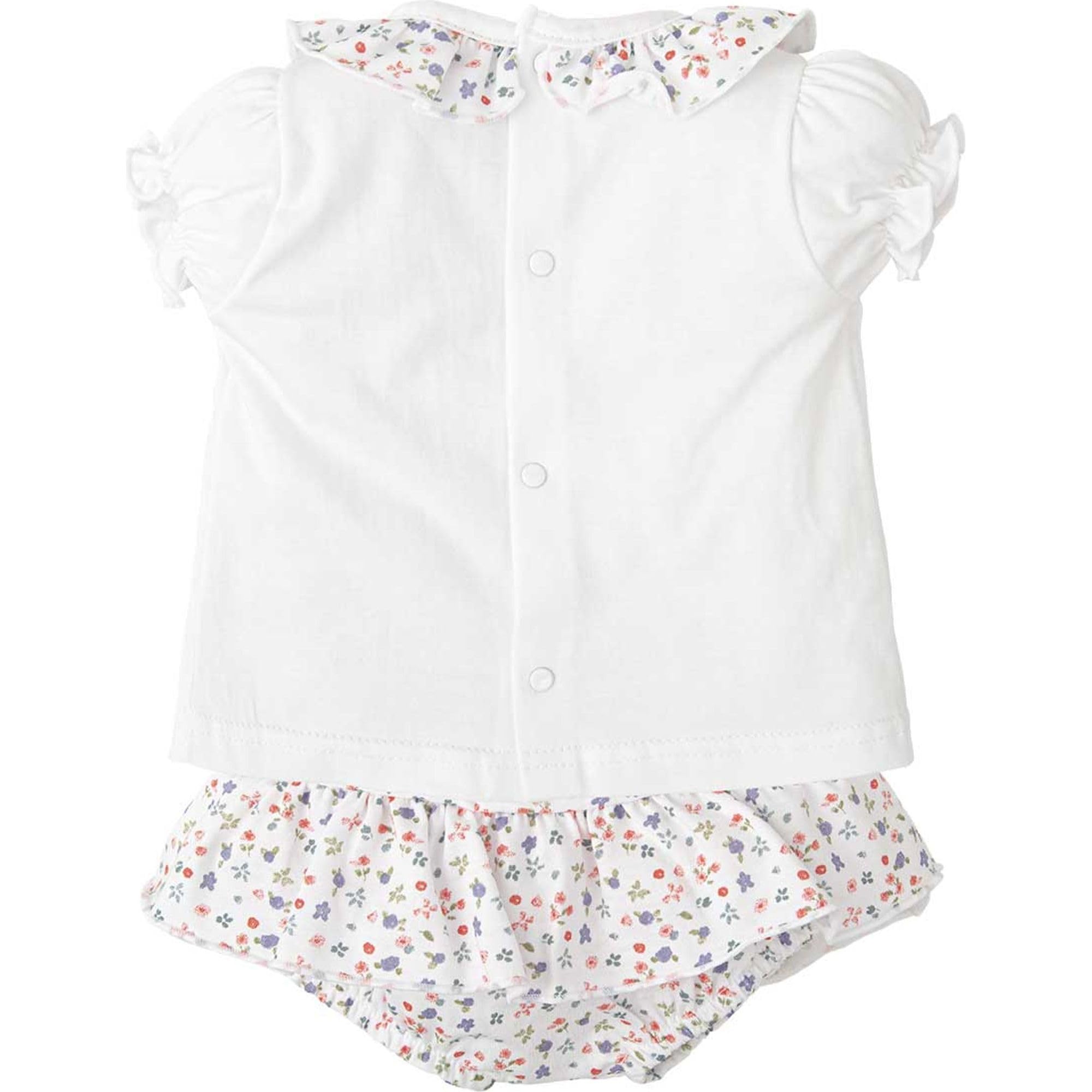 Babidu completino neonata maglia e ranetta bianco 24 mesi