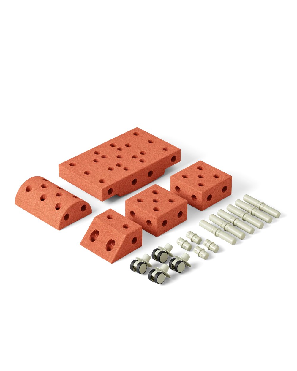 MODU Explorer Set costruzioni cavalcabile Orange-Green 20 pezzi