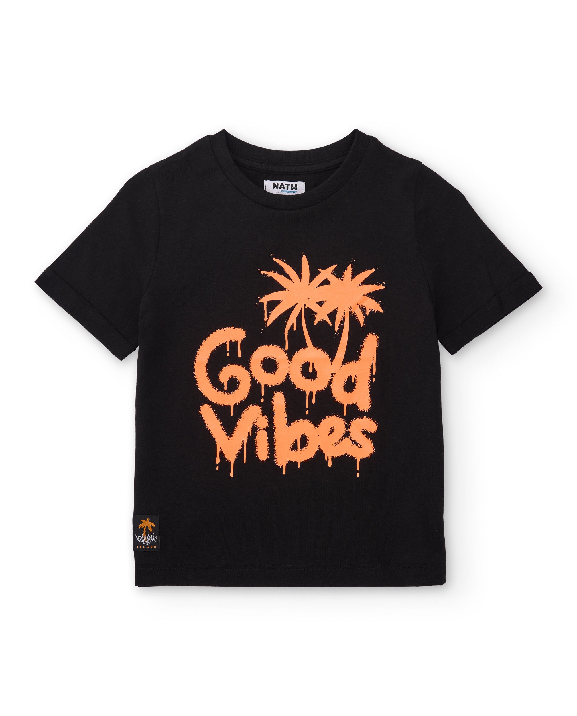 Tuc Tuc completo bambino nero Good Vibes t-shirt bermuda