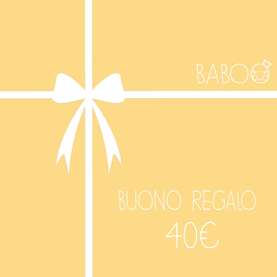 Baboo Buono Regalo 40 € PDF Stampabile