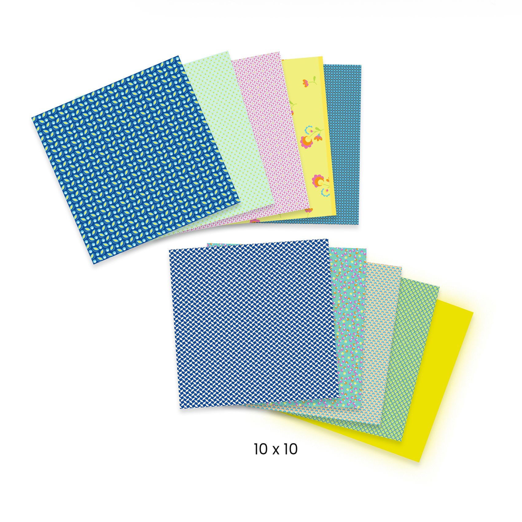 Djeco Natsu carta origami 20x20 cm 100 fogli fronte retro
