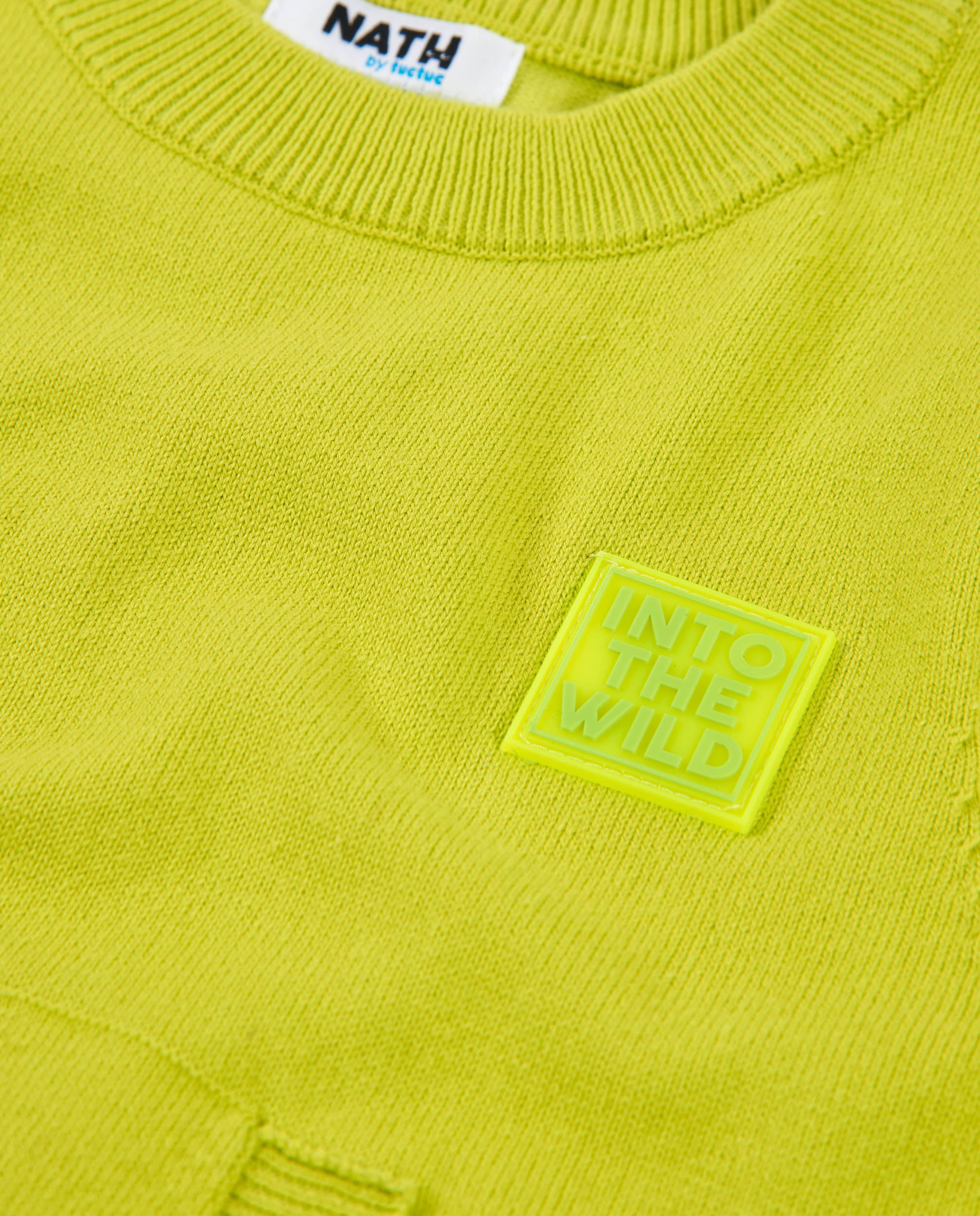 Tuc Tuc maglione bambino verde lime tasca canguro