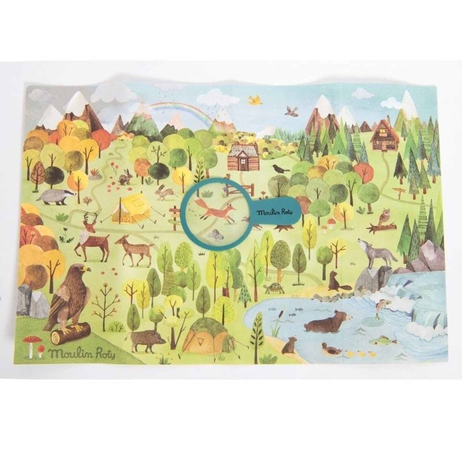 Moulin Roty Le Jardin Foresta puzzle 96 pezzi