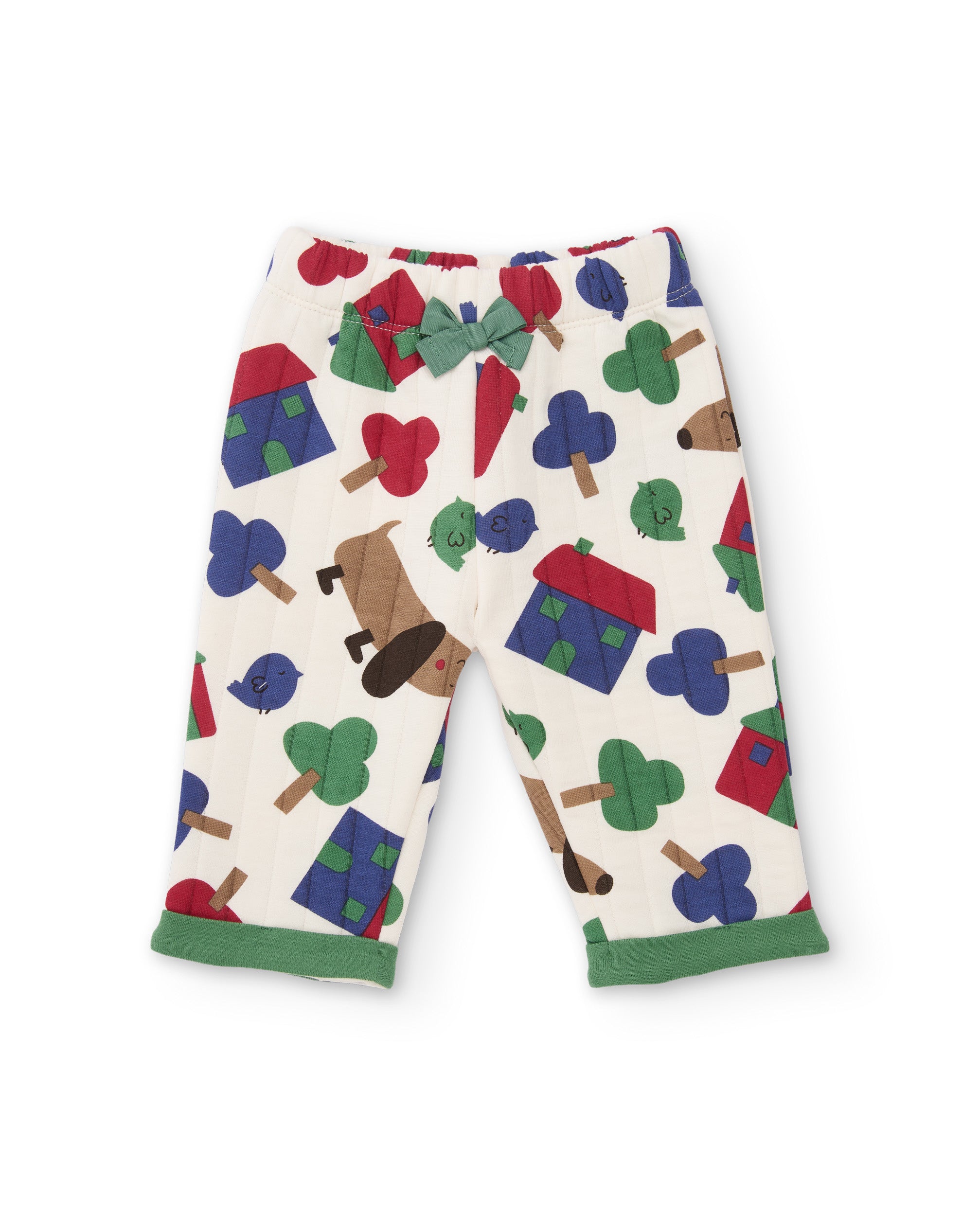 Tuc Tuc Sweet Dog tuta neonato bianca pile 2 pezzi