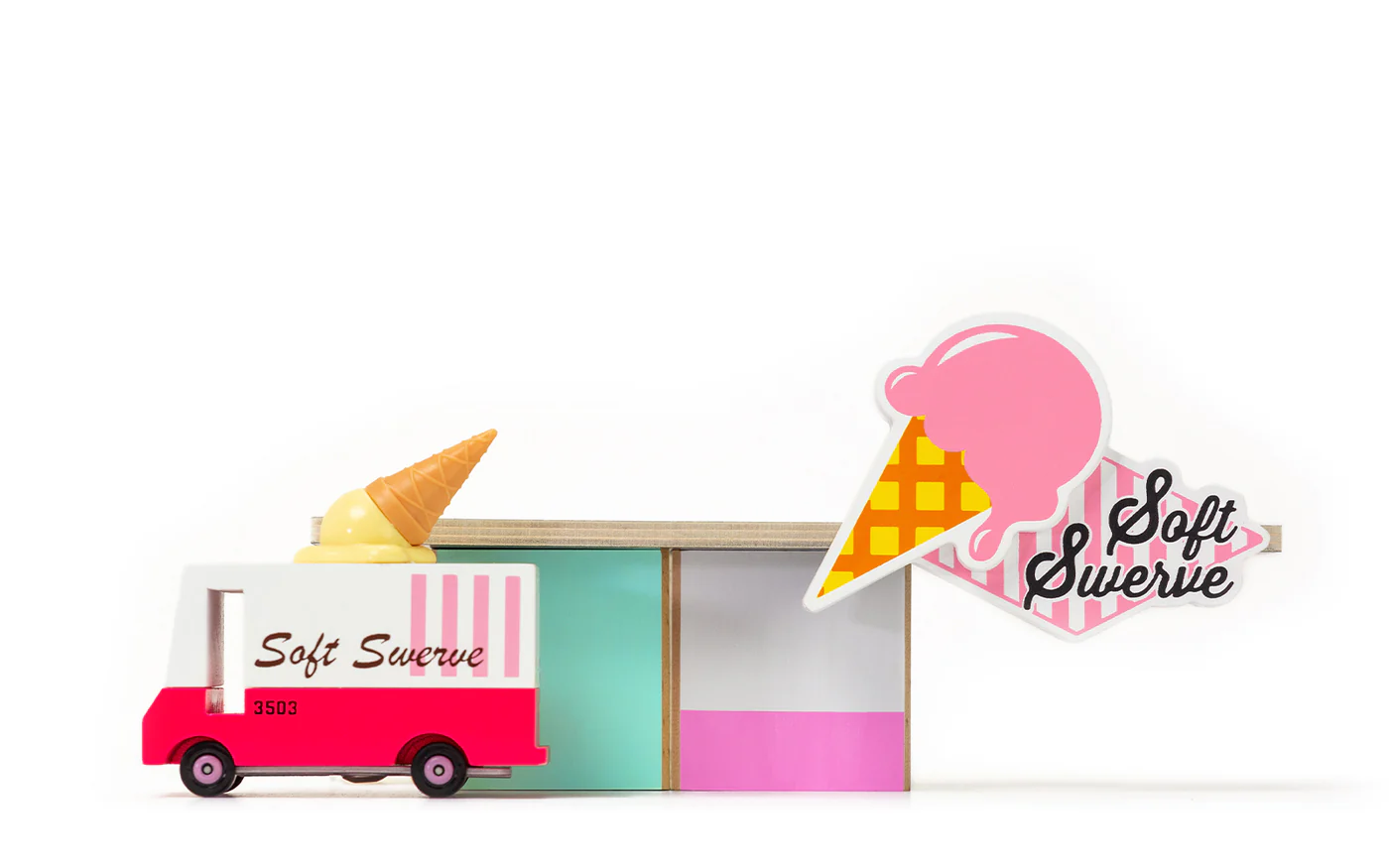 Candylab Ice Cream Shack chiosco gelati legno 23 cm