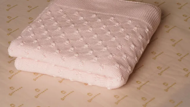 Mebi copertina punto cotone rosa neonato
