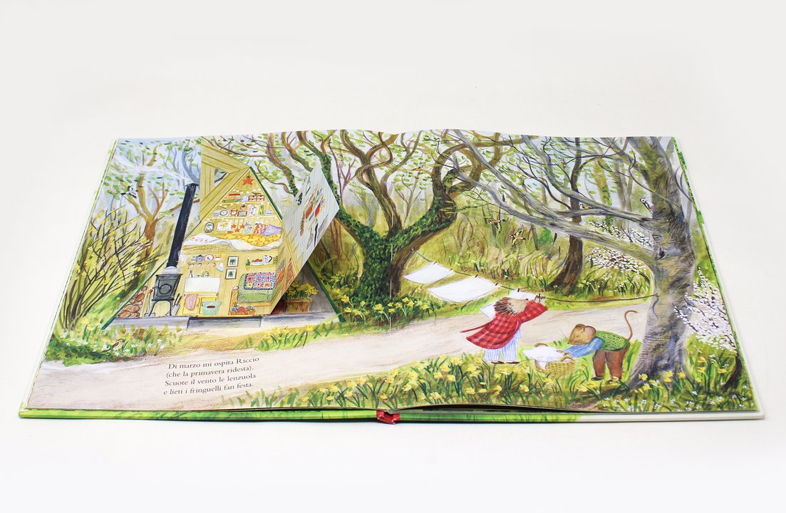 L'Ippocampo Bosco di Topino Libro con Finestrelle 3-6 Anni