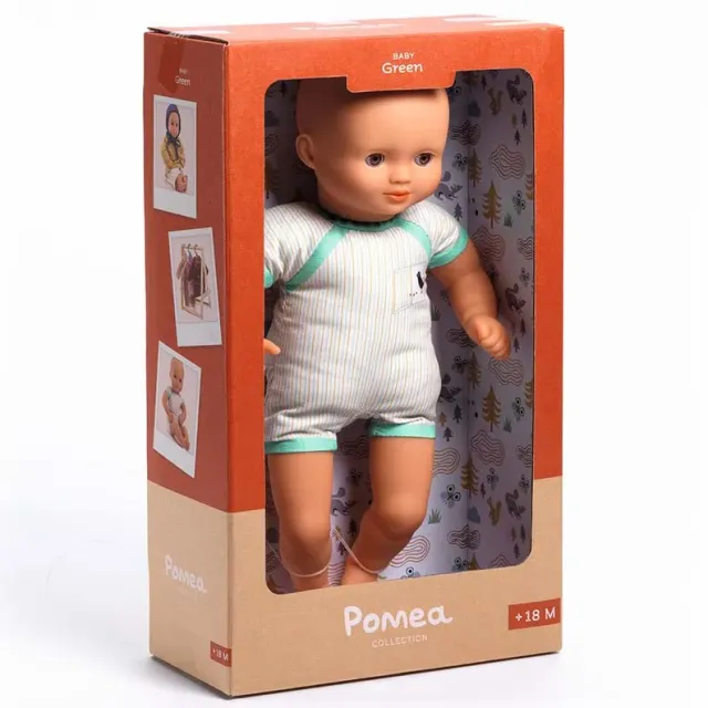 Djeco Pomea Body Green bambola morbida 32 cm