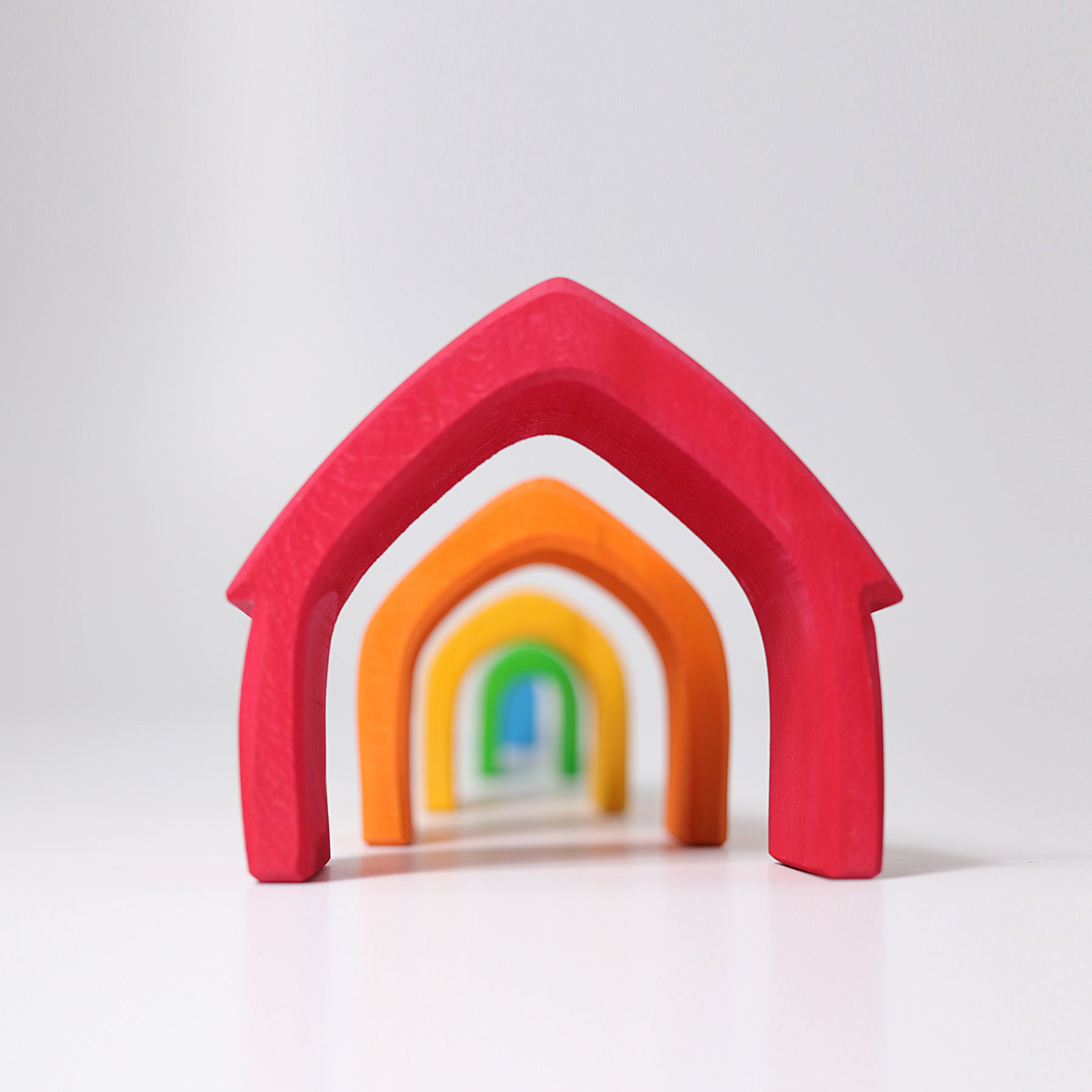 Grimm’s Casa Arcobaleno impilabile legno 5 pezzi