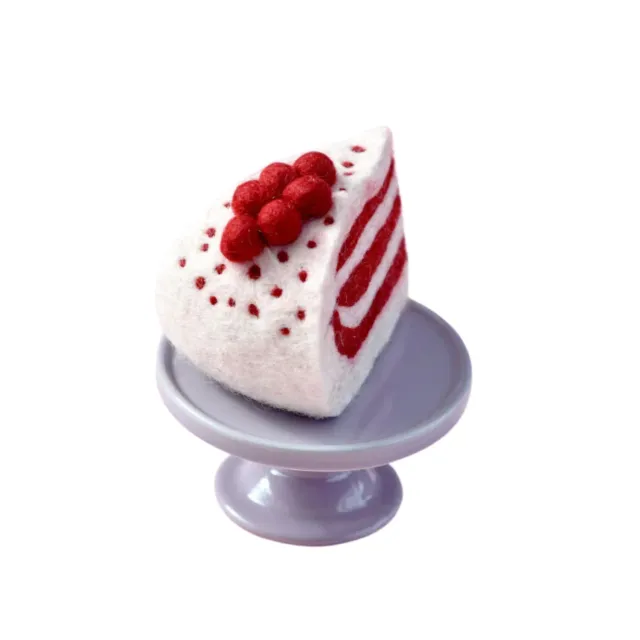 Tara Treasures Red Velvet Fetta Torta in Feltro