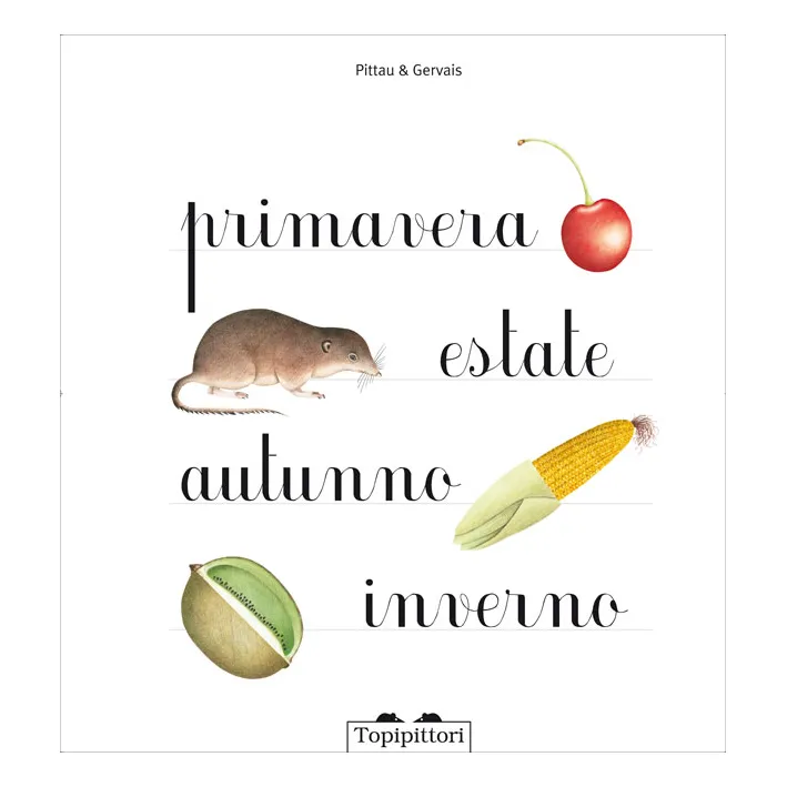 Topipittori Primavera Estate Autunno Inverno libro bambini con alette