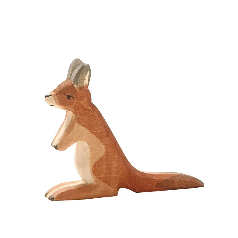Ostheimer Canguro Piccolo figura legno 6,5 cm atossica