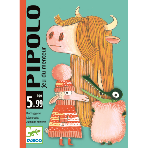 Djeco Pipolo gioco di carte bluff 2-4 giocatori