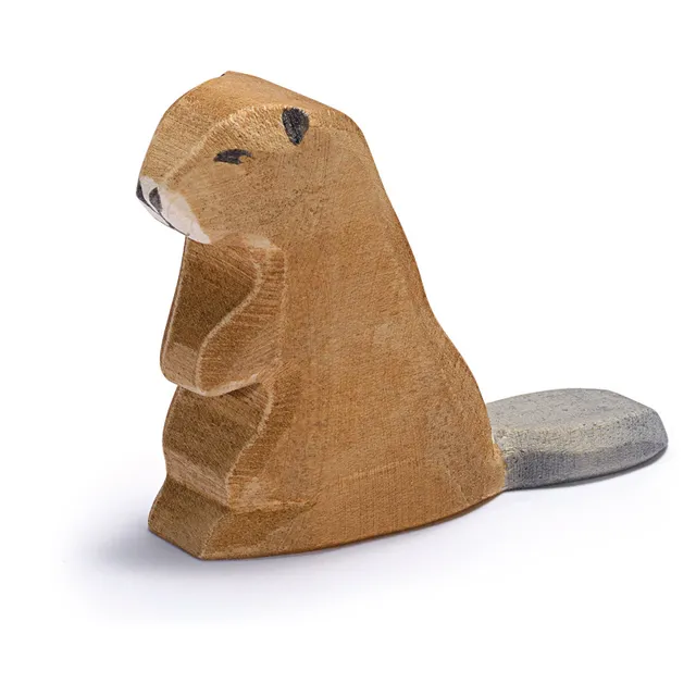 Ostheimer Castoro Seduto figura legno 5,5 cm