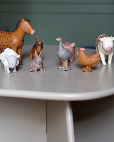 Liewood Herrison animali fattoria gomma set 4 pezzi