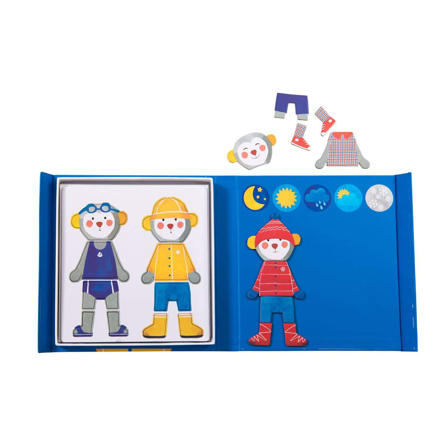 Moulin Roty Popipop Mi vesto gioco magnetico 25 magneti
