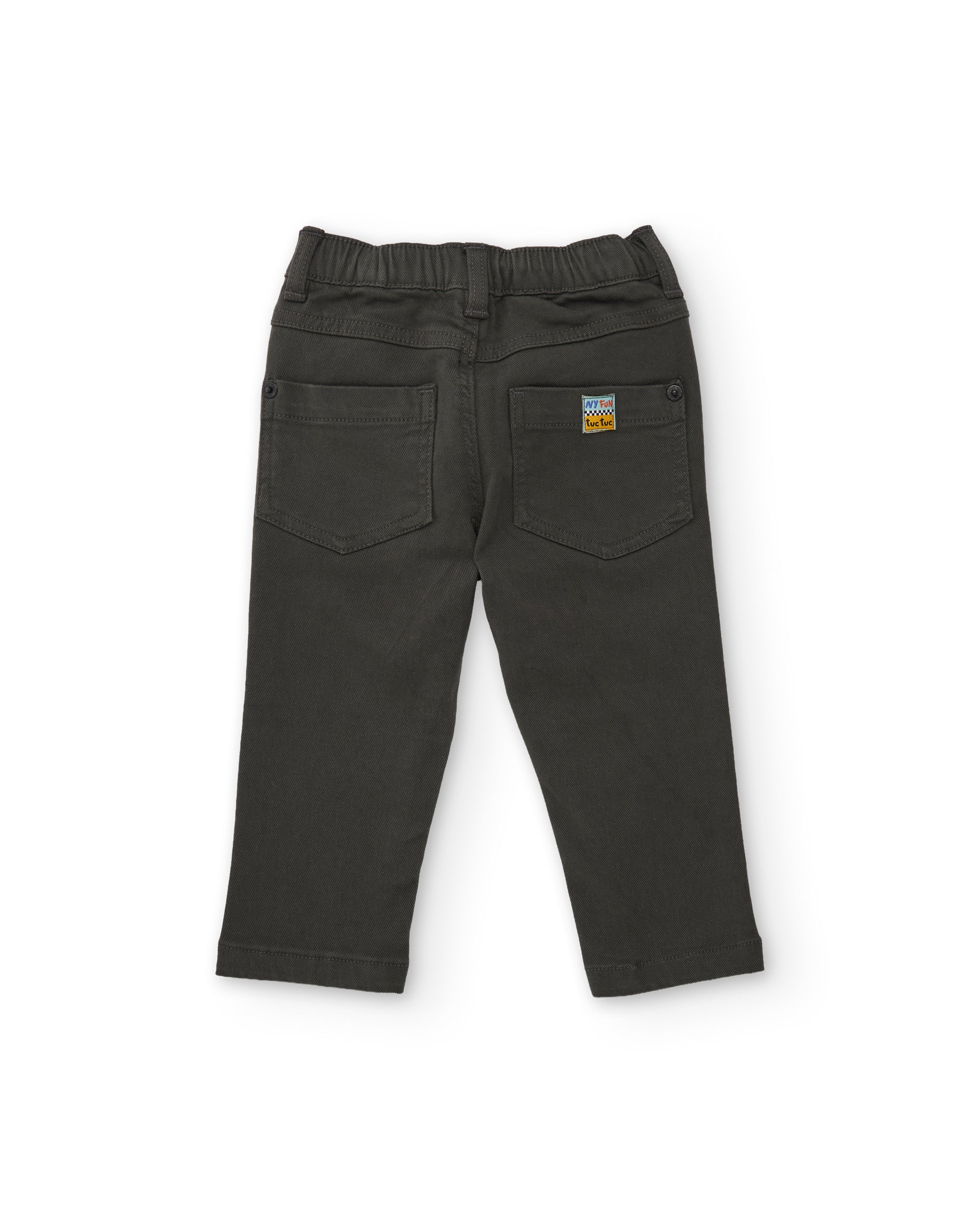Tuc tuc pantalone tela tasche verde oliva bambino