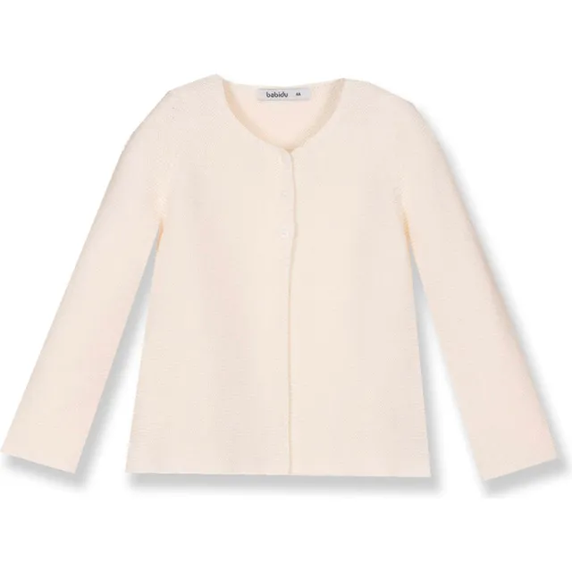 Babidu maglione neonato cotone bottoni legno
