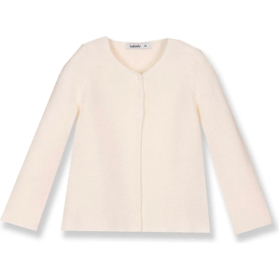Babidu maglione neonato cotone bottoni legno