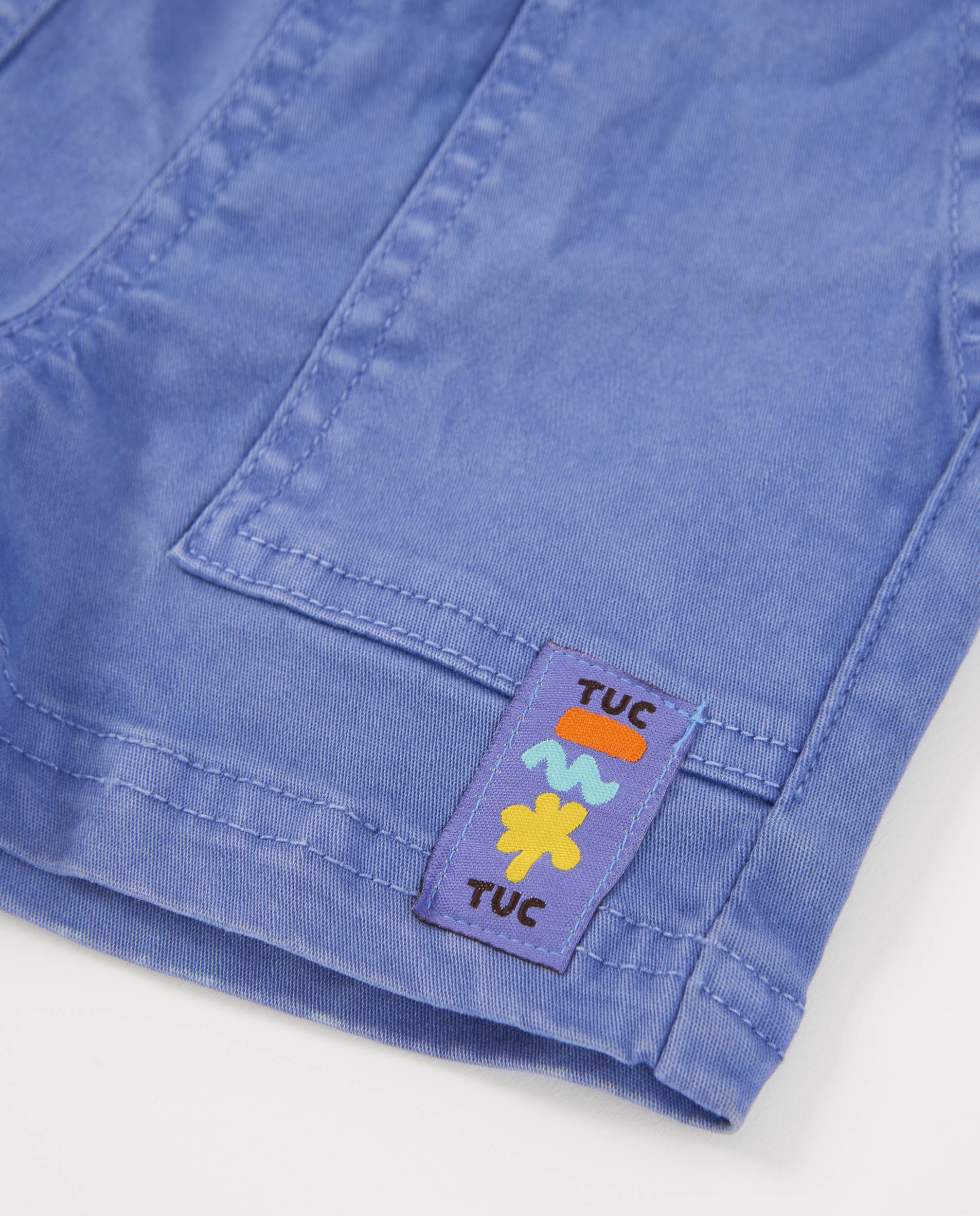 Tuc Tuc Denim bermuda bambino lilla vita elastica