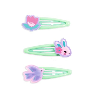 Djeco Eglantine Garden fermagli capelli 3 pezzi
