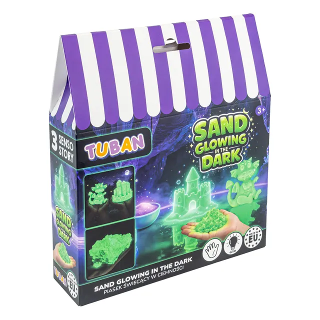 Tuban Glowing in the Dark sabbia cinetica 250 g fosforescente