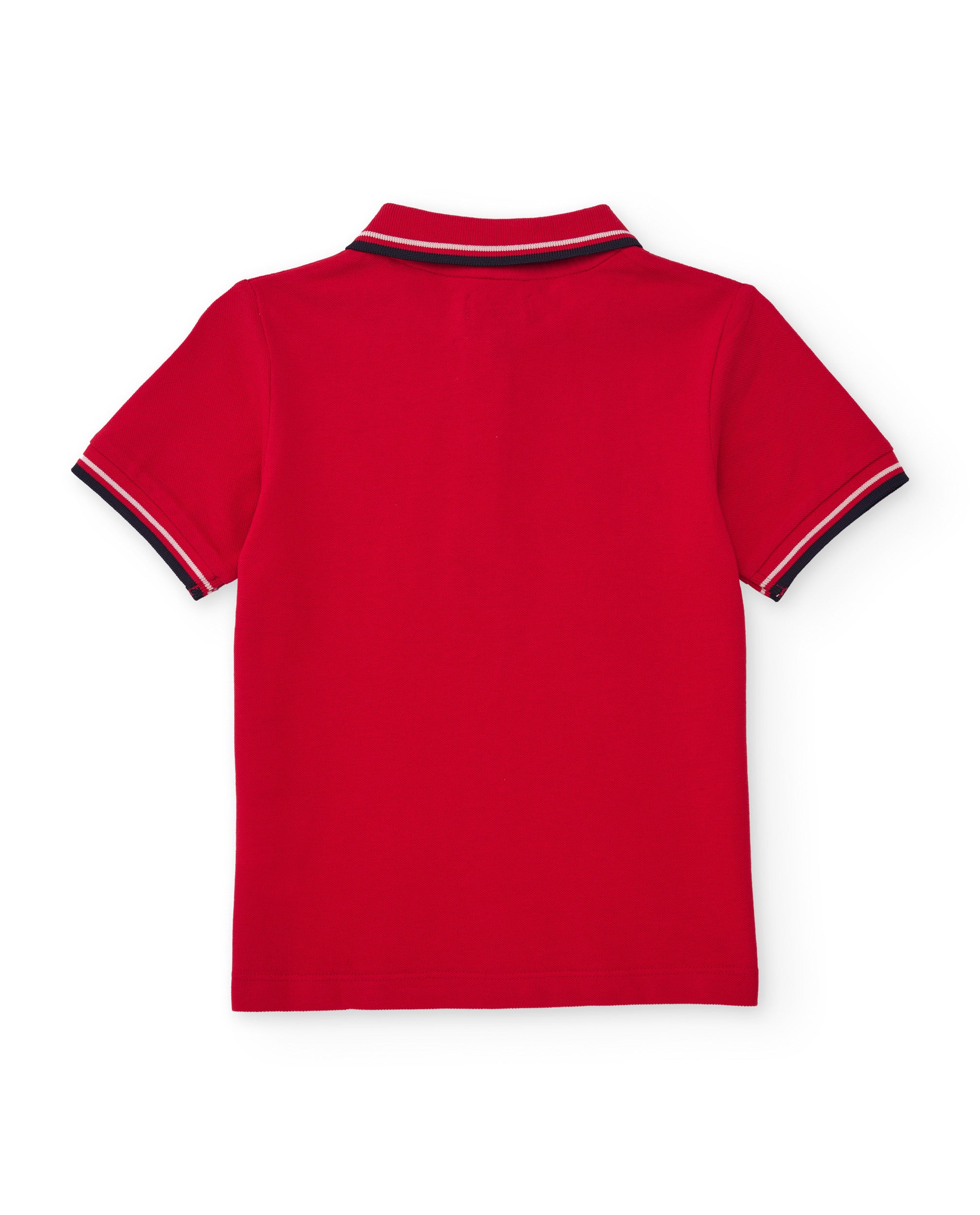 Tuc Tuc polo bambino rossa contrasti cotone