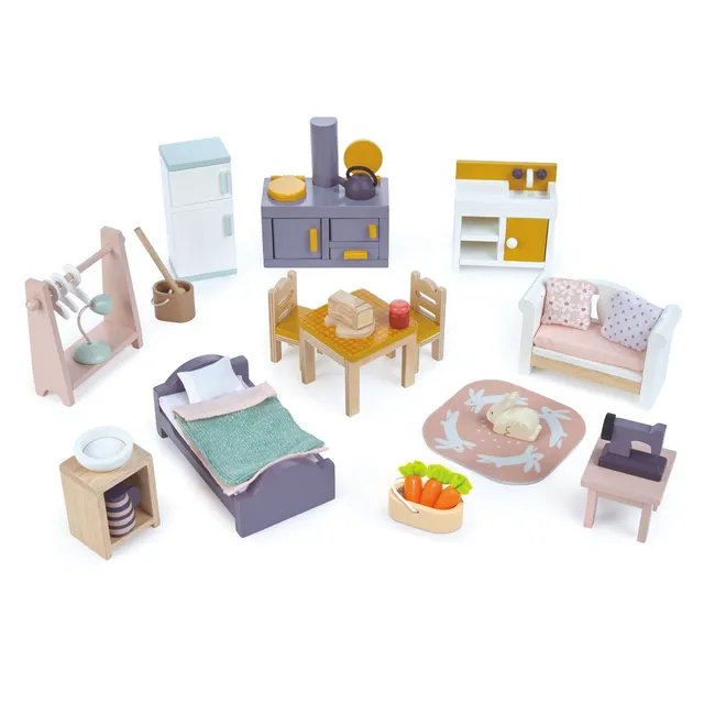 Tender Leaf Cottontail Cottage set arredi legno 3 anni