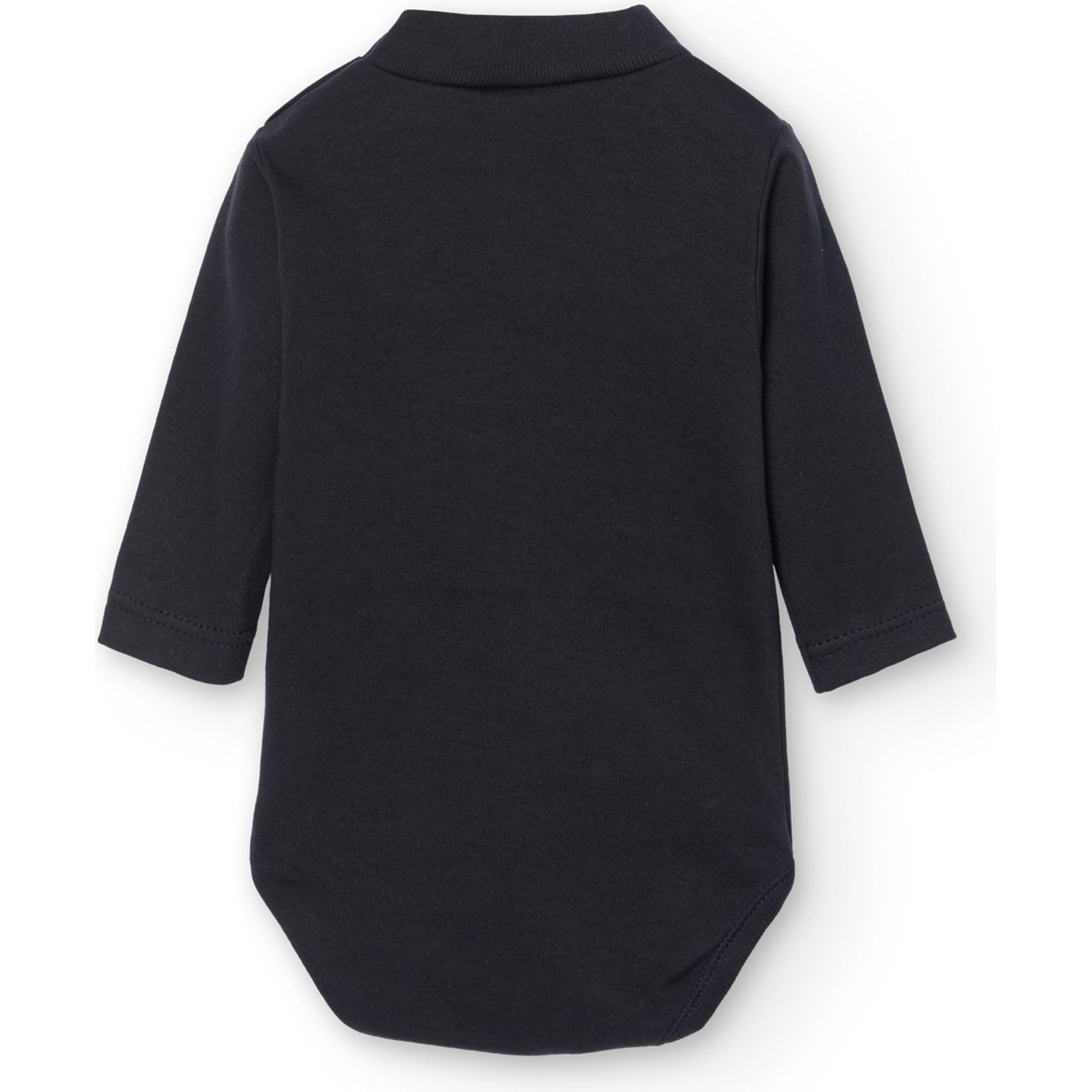 Babidu body neonato dolcevita cotone maniche lunghe