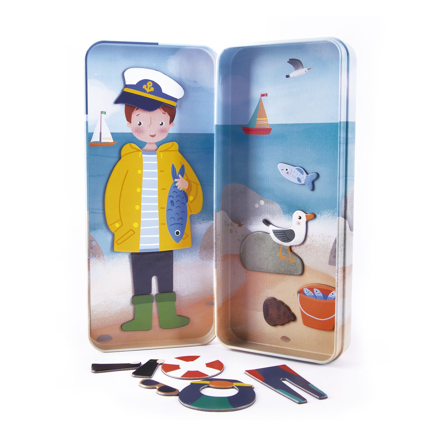 Apli Kids Mix&Match Ocean gioco magnetico 6 outfit