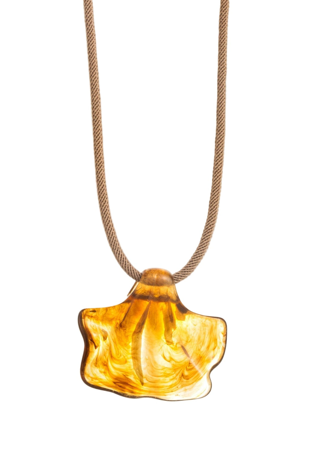 Ella and Rapha Seashell collana marrone conchiglia