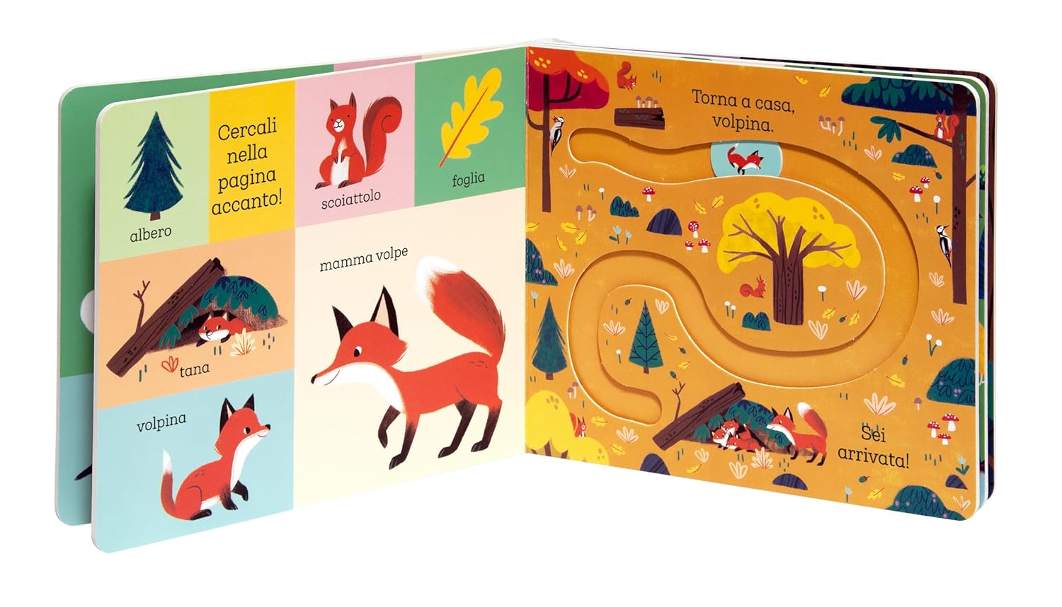La Coccinella Torna a casa coniglietto libro cartonato