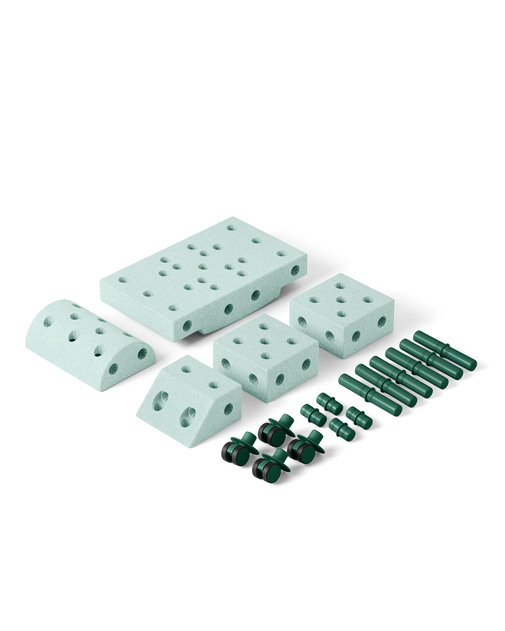 MODU Explorer Mint-Forest gioco costruzioni 20 pezzi cavalcabile