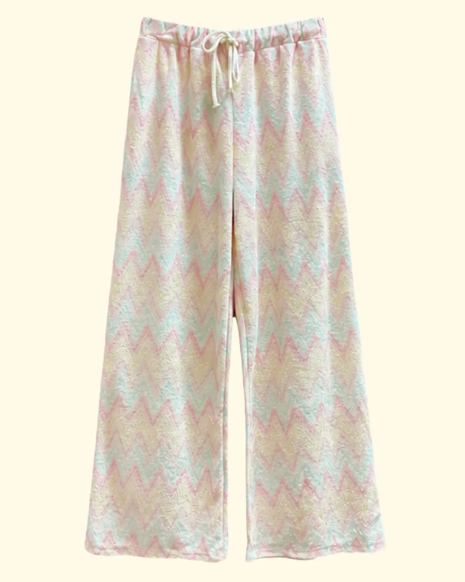Ella and Rapha Olivia pantaloni donna rosa chiaro