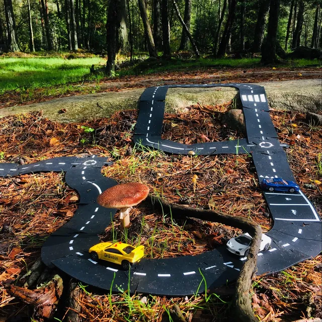 Waytoplay Highway Pista Macchinine 24 Pezzi 376 cm