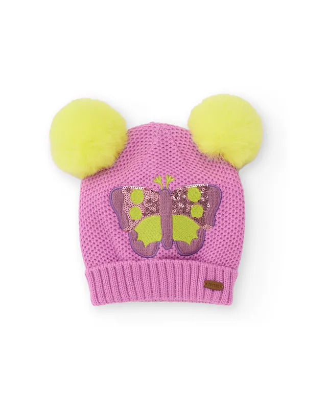 Tuc Tuc Mystic Forest berretto bambina rosa farfalla
