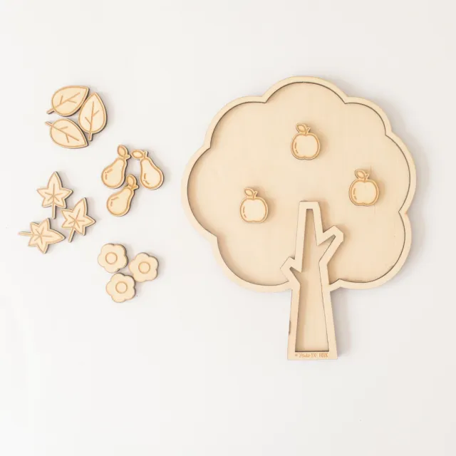 Studio de Rijk Season Tree mini vassoio legno 18x15 cm