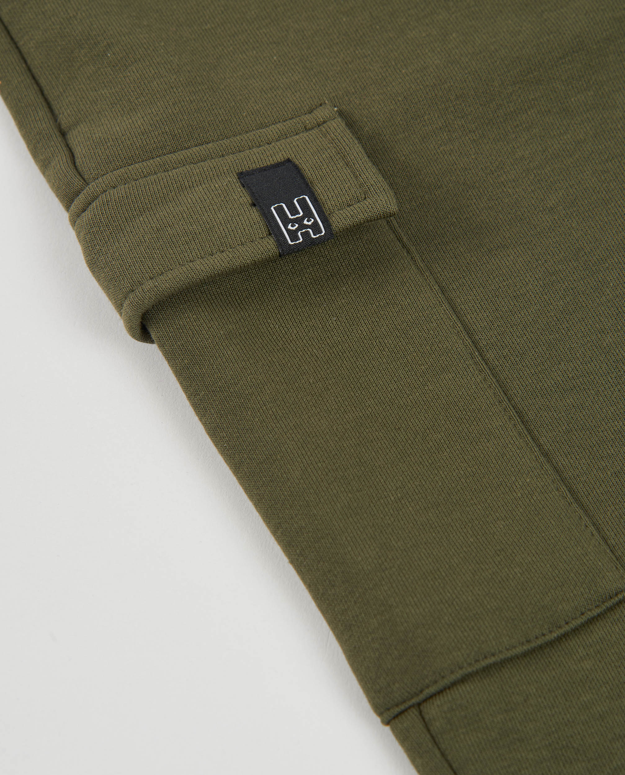 Tuc Tuc joggers bambino felpa verde oliva tasca cargo