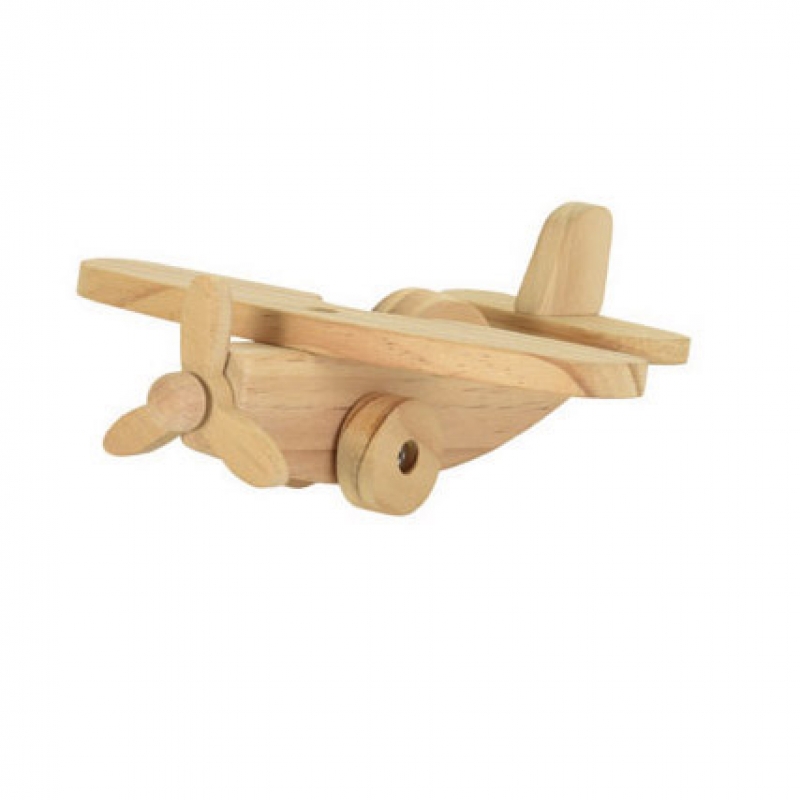 Egmont Toys Aereo fai da te legno da dipingere 17 cm