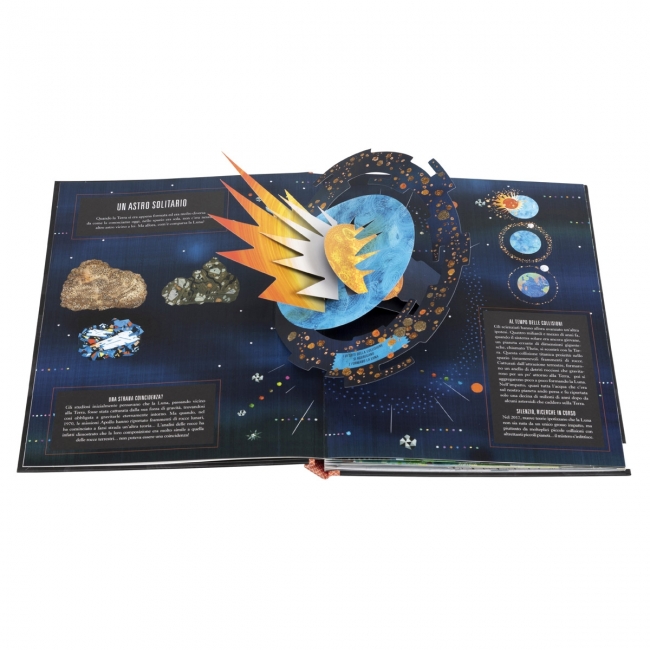 Franco Cosimo Panini Viaggio sulla Luna libro pop-up 22 pagine