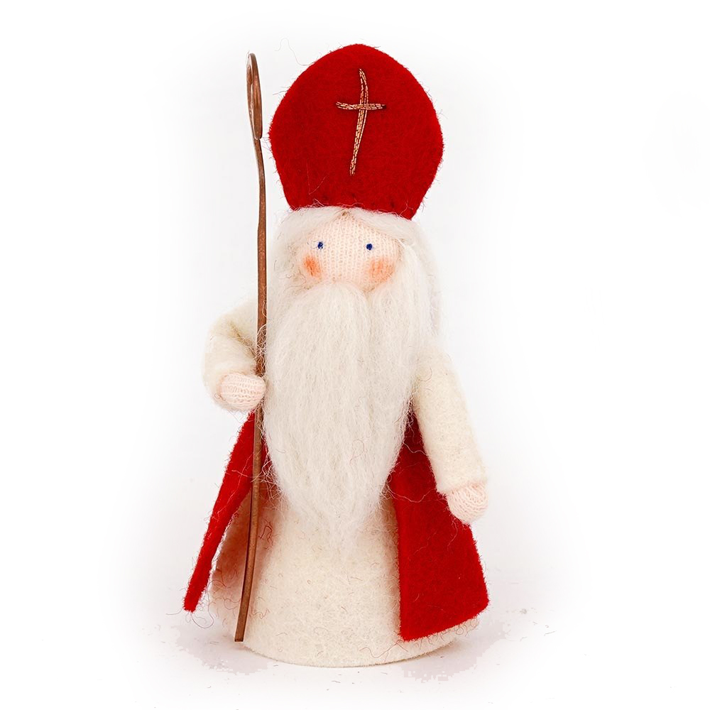Ambrosius Saint Nicholas 105 bambolina waldorf feltro