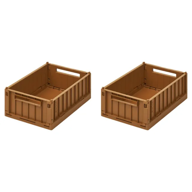 Liewood Weston S scatola portagiochi Golden Caramel 2 pezzi
