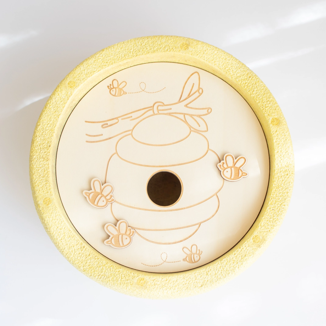 Studio de Rijk The Honeybee inserto legno con 3 api