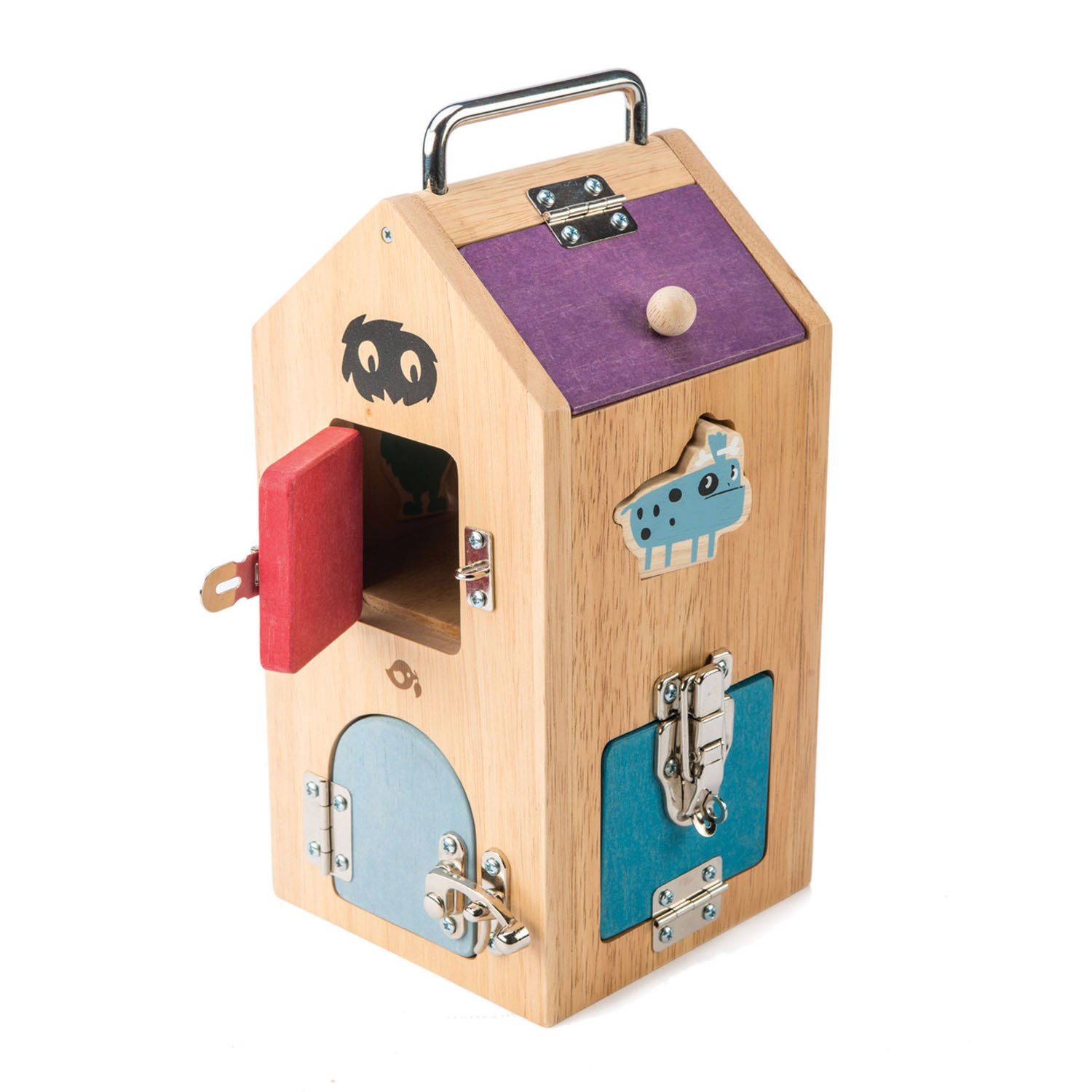 Tender Leaf Monster Lock Box torre allacciature legno
