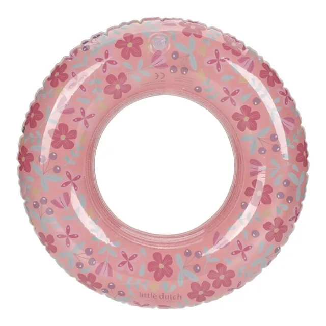 Little Dutch salvagente fiori rosa 50 cm gonfiabile
