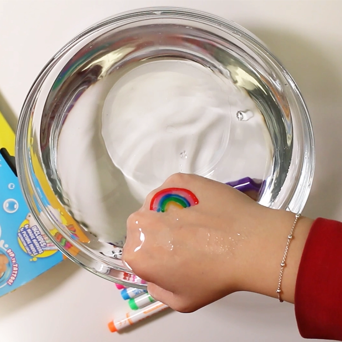 Zimpli Kids Doodle Dip Dancing Kit Disegno Galleggiante 8 Pezzi