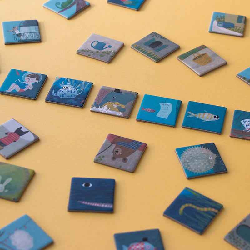 Londji Tea By The Sea puzzle 48 pezzi con carte storie
