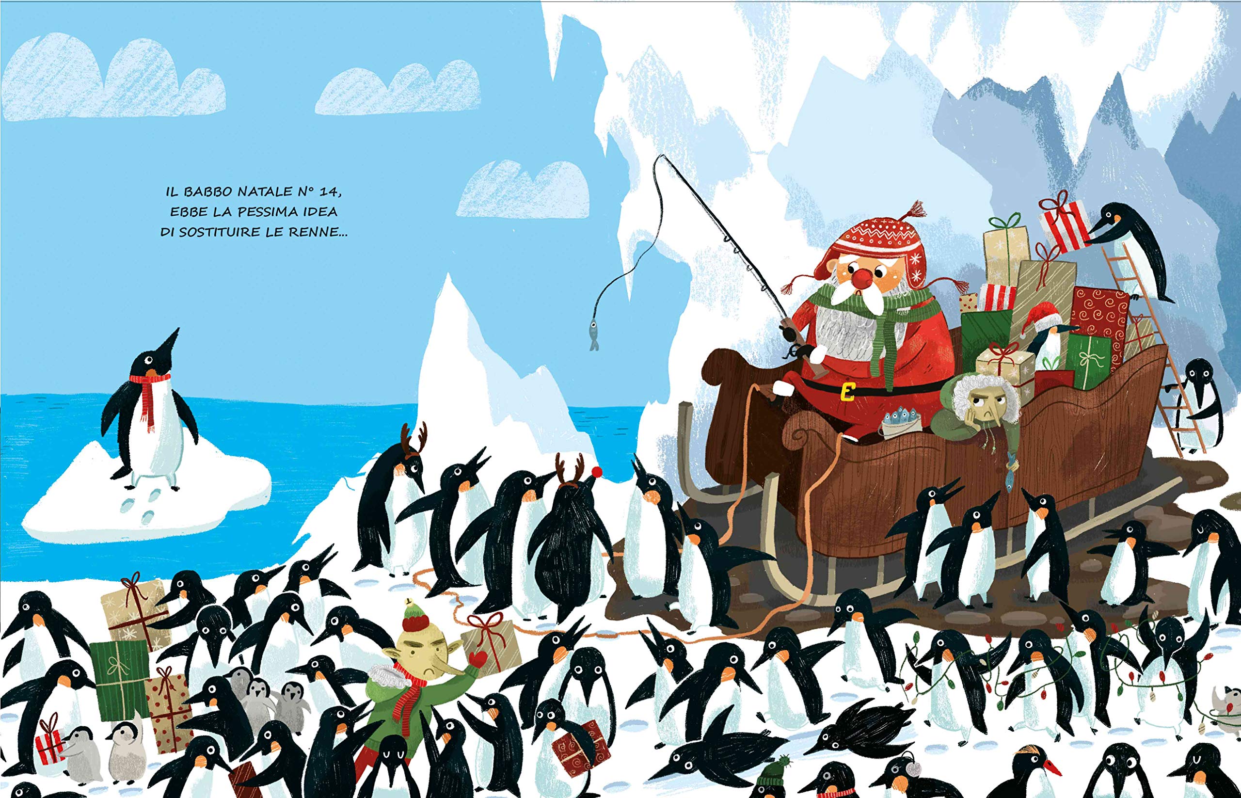 Nomos 25 Babbi Natale libro bambini copertina rigida